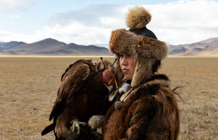 Eagle hunter girl